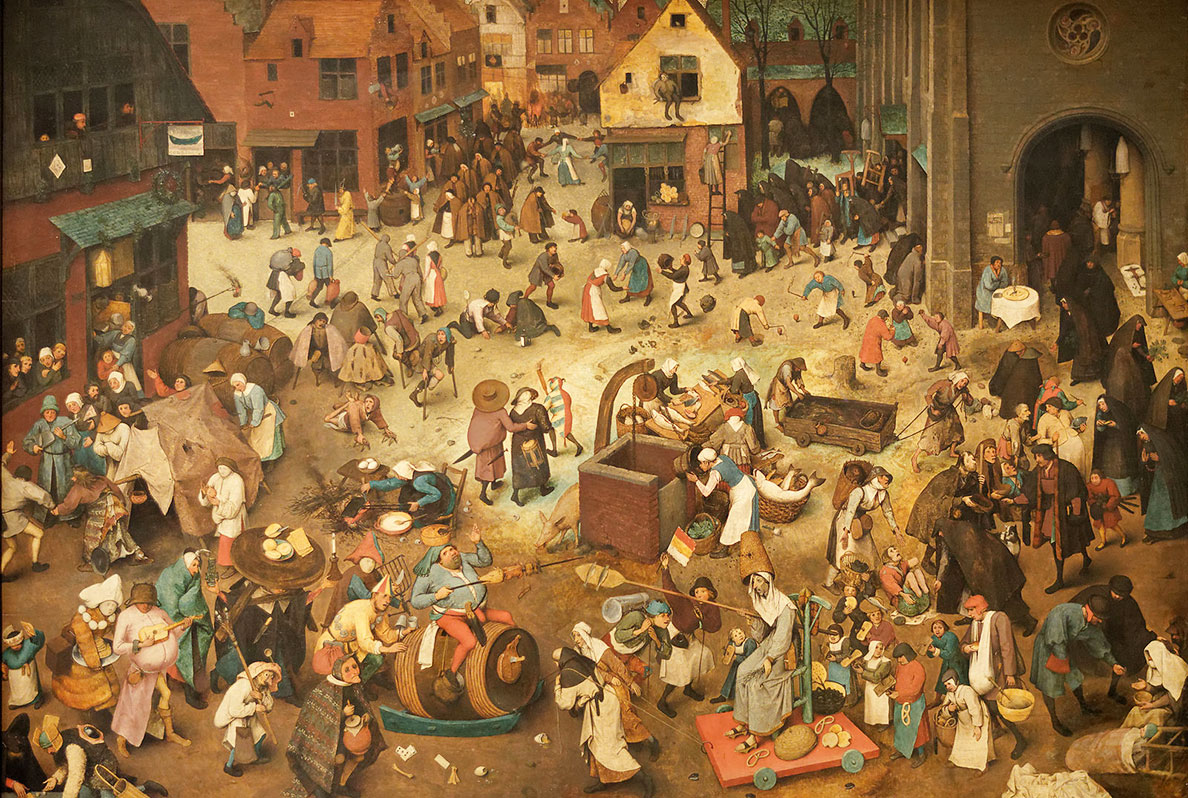 Le combat de Carnaval et de Carême Pieter Brueghel l'Ancien