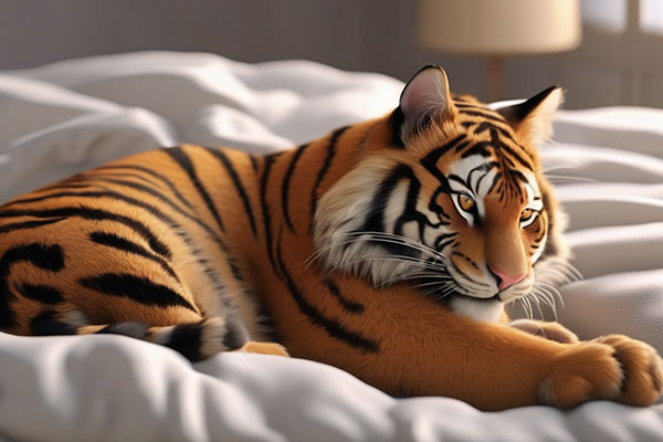 tiger-in-the-bed